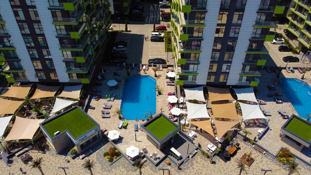 Cristalex Studio Aparthotel Pool & Spa Mamaia Nord Navodari Ngoại thất bức ảnh